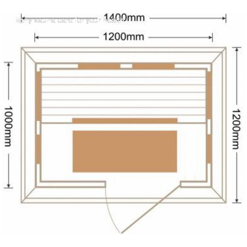 KY-OH02 outdoor sauna with far infrared heater
