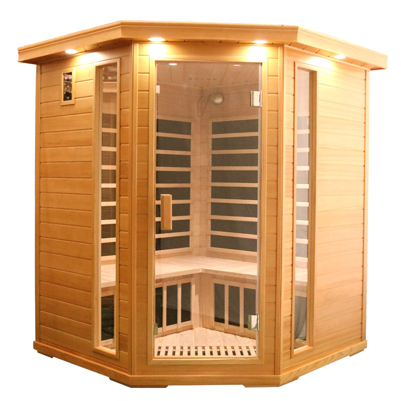 big corner sauna room